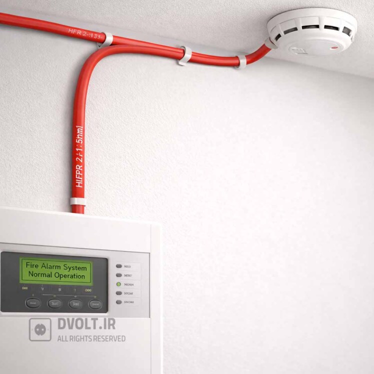 کابل اعلام حریق HFFR | بدون هالوژن، دود کم، ایمنی بالا