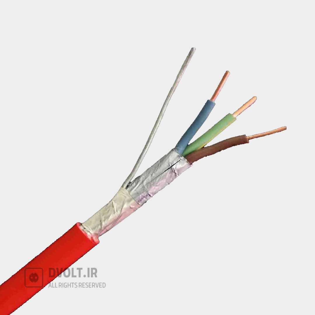کابل افشان نسوز شیلد و فویل درین وایر