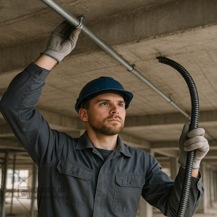 مقایسه لوله برق فولادی گالوانیزه گرم و لوله فلکسیبل | دیجی‌وُلت