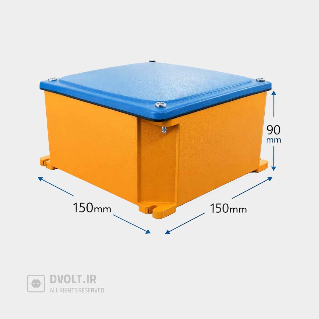 جانکشن باکس واترپروف آلومینیومی 15*15 ارتفاع 9