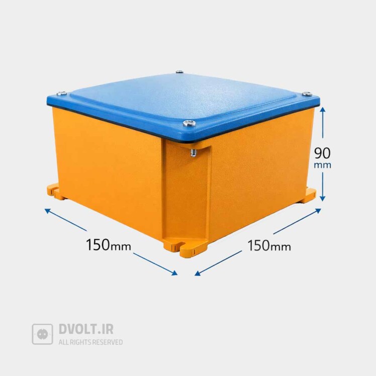 جانکشن باکس واترپروف آلومینیومی 15*15 ارتفاع 9