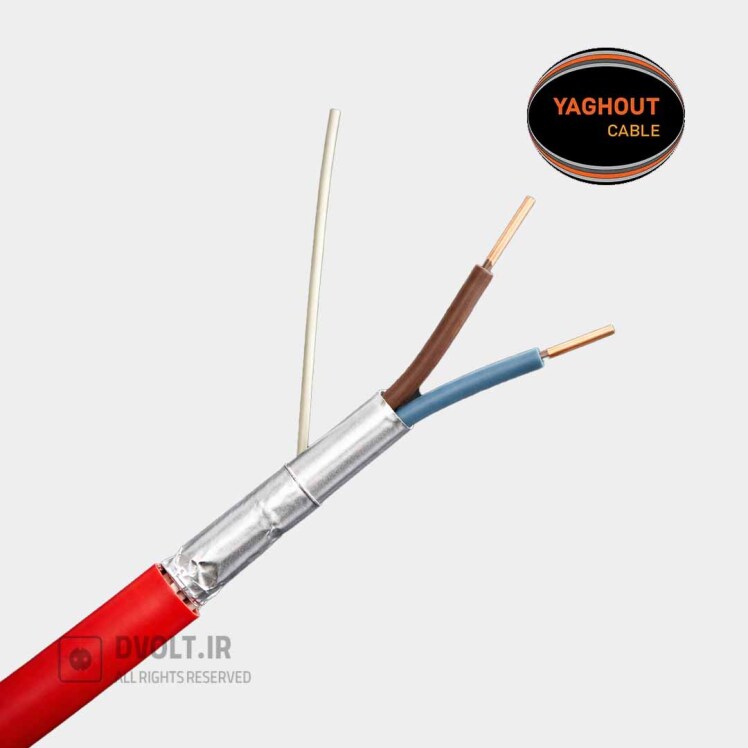 کابل ضد حریق 1.5+1.5*2 مفتولی یاقوت 